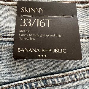 Banana Republic Women's Skinny Jeans - Soft Blue